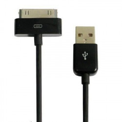 Câble USB noir pour Iphone, Ipad et Ipod .