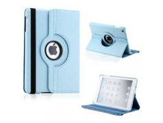 Etui en cuir 360 bleu pour IPAD 2, 3 et 4