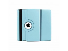 Etui en cuir 360 bleu pour IPAD 2, 3 et 4