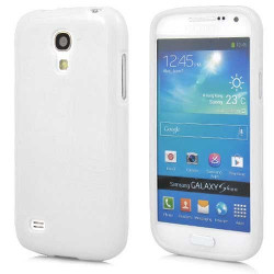Coque SILICONE blanche pour Samsung Galaxy S4 mini GT-I9195X