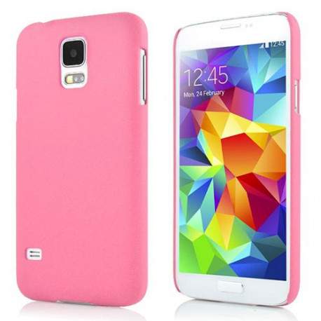 Coque SILICONE rose pour Samsung Galaxy S5