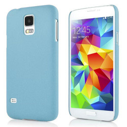 Coque SILICONE bleue pour Samsung Galaxy S5