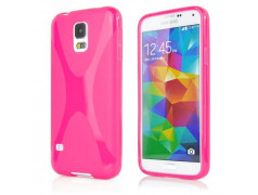 Coque X-STYLE rose pour Samsung Galaxy S5