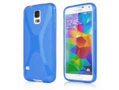 Coque X-STYLE bleue pour Samsung Galaxy S5