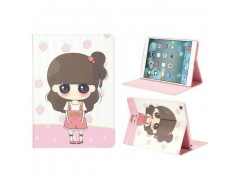 Etui cuir PRETTY GIRL pour IPAD AIR