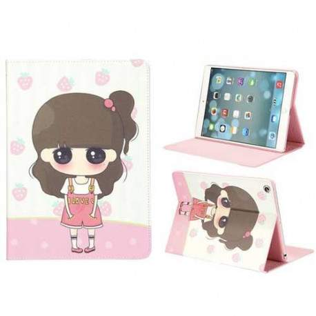 Etui cuir PRETTY GIRL pour IPAD AIR