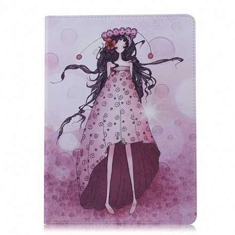 Etui cuir DRESS GIRL pour IPAD AIR