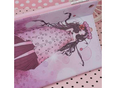 Etui cuir DRESS GIRL pour IPAD AIR