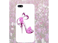 Coque TALON AIGUILLE FLEURS pour iPhone 5C