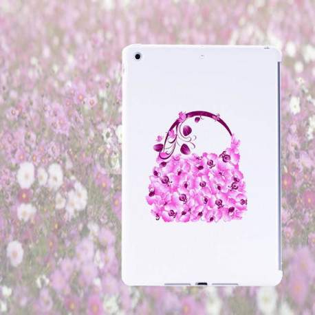 Coque SAC A MAIN FLEURS  pour iPad Air