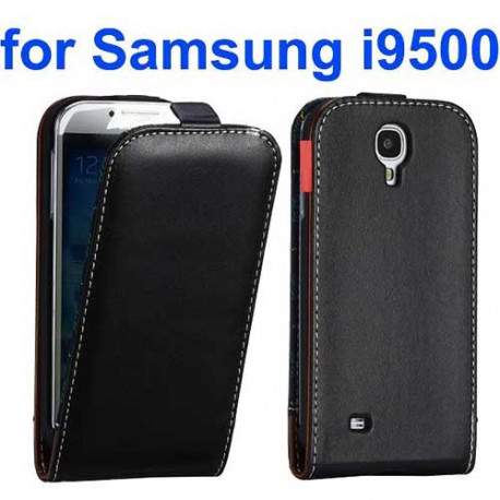 Etui cuir noir pour SAMSUNG GALAXY S5