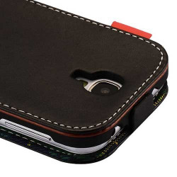 Etui cuir noir pour SAMSUNG GALAXY S5