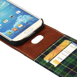 Etui cuir noir pour SAMSUNG GALAXY S5