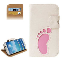 Etui cuir portefeuille FOOT pour SAMSUNG GALAXY S5