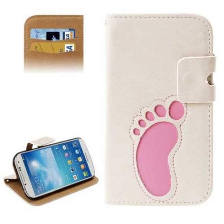 Etui cuir portefeuille FOOT pour SAMSUNG GALAXY S5