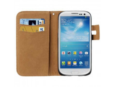 Etui cuir portefeuille FOOT pour SAMSUNG GALAXY S5