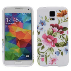 Coque FLEURS pour Samsung Galaxy S5