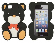 Coque OURSON noire pour iPhone 5, 5S et 5C