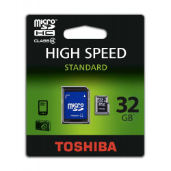 Toshiba Transflash Carte mémoire micro SD 32 Go 4 Mo/s Classe 4