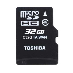 Toshiba Transflash Carte mémoire micro SD 32 Go 4 Mo/s Classe 4