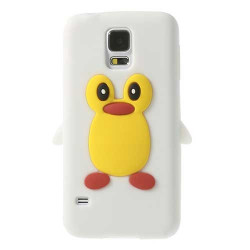 Coque PINGOUIN blanche pour Samsung Galaxy S5