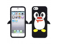 Coque PINGOUIN noire pour iPhone 5C