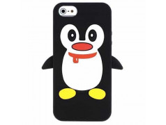 Coque PINGOUIN noire pour iPhone 5C