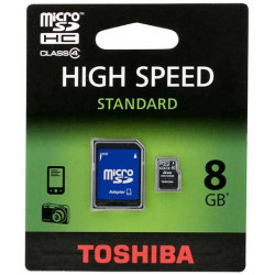 Toshiba Transflash Carte mémoire micro SD 8 Go 4 Mo/s Classe 4