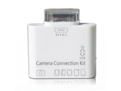 Lecteur 5-en-1 Camera Connection Kit pour Apple iPad, Build-lecteur de carte, adaptateur USB