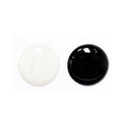 Bouton stocker noir et blanc