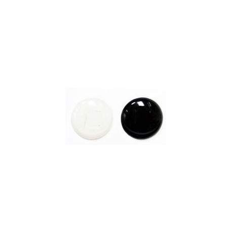 Bouton stocker noir et blanc