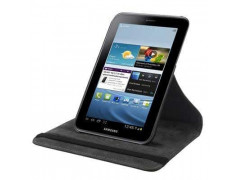 Etui cuir 360 noir pour SAMSUNG GALAXY TAB2 7 pouces P3100