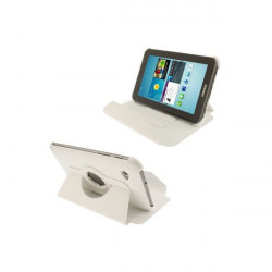 Etui cuir 360 blanc pour SAMSUNG GALAXY TAB2 7 pouces P3100