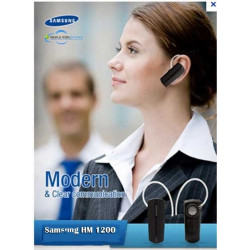 Kit Oreillette Pour Telephone SAMSUNG HM1200 - Noir