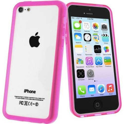 BUMPER LUXE rose pour iPhone 5C