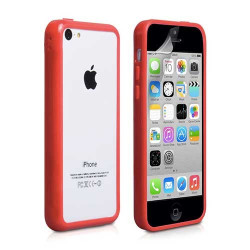 BUMPER LUXE rouge pour iPhone 5C