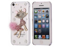 Coque STRASS cat pour iPhone 5 et 5S