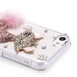 Coque STRASS cat pour iPhone 5 et 5S