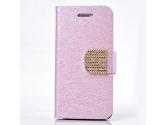 Etui cuir BLING rose pour SAMSUNG GALAXY S3 i9300