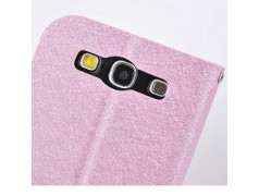 Etui cuir BLING rose pour SAMSUNG GALAXY S3 i9300