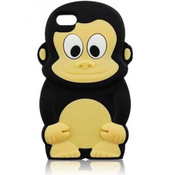 Coque SINGE noire pour iPhone 5, 5S et 5C