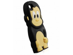 Coque SINGE noire pour iPhone 5, 5S et 5C