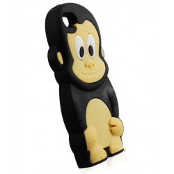 Coque SINGE noire pour iPhone 5, 5S et 5C