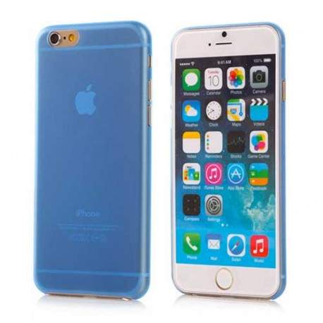 Coque CRYSTAL transparente bleue pour iPhone 6 ( 4.7 )