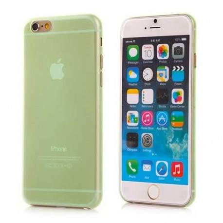 Coque CRYSTAL transparente verte pour iPhone 6 ( 4.7 )