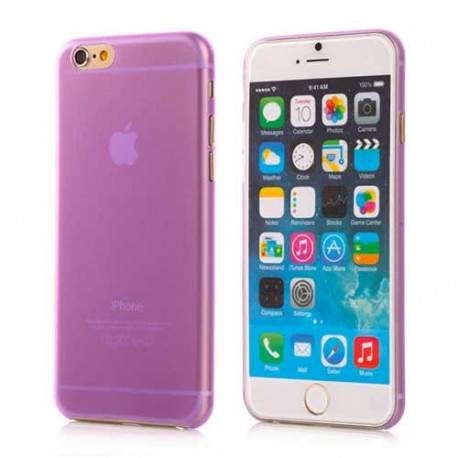 Coque CRYSTAL transparente mauve pour iPhone 6 ( 4.7 )