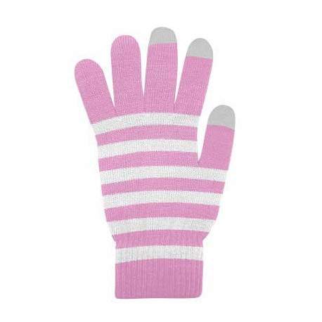 Gants tactiles roses pour Iphone, Ipad, Ipod, smartphones et tablettes numériques .