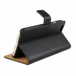 Etui cuir noir portefeuille pour iPhone 6 plus ( 5.5 )