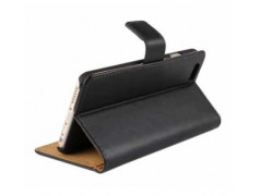 Etui cuir noir portefeuille pour iPhone 6 plus ( 5.5 )