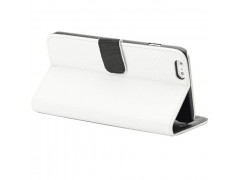 Etui cuir blanc portefeuille pour iPhone 6 plus ( 5.5 )
